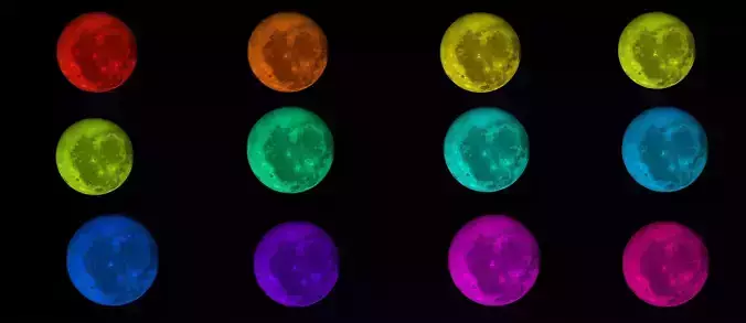 Colored Moons Collection