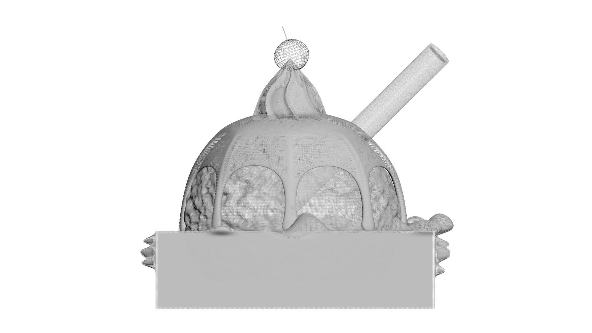 Brownie Sundae 3D model_28