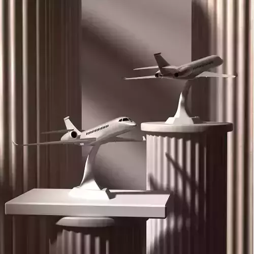 Dassault Falcon 6x 3D print model