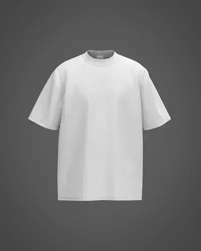 T-shirt streetwear mockup clo 3d