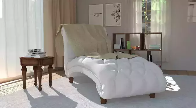 sofa and table