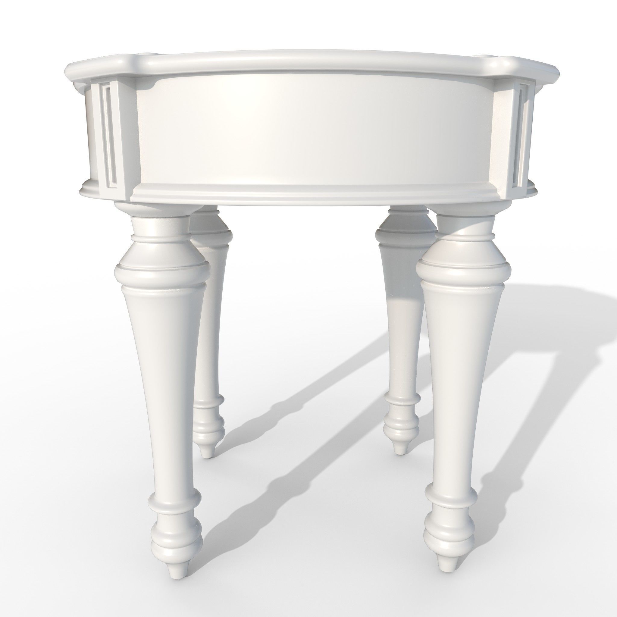 sofa and table 3D model_14