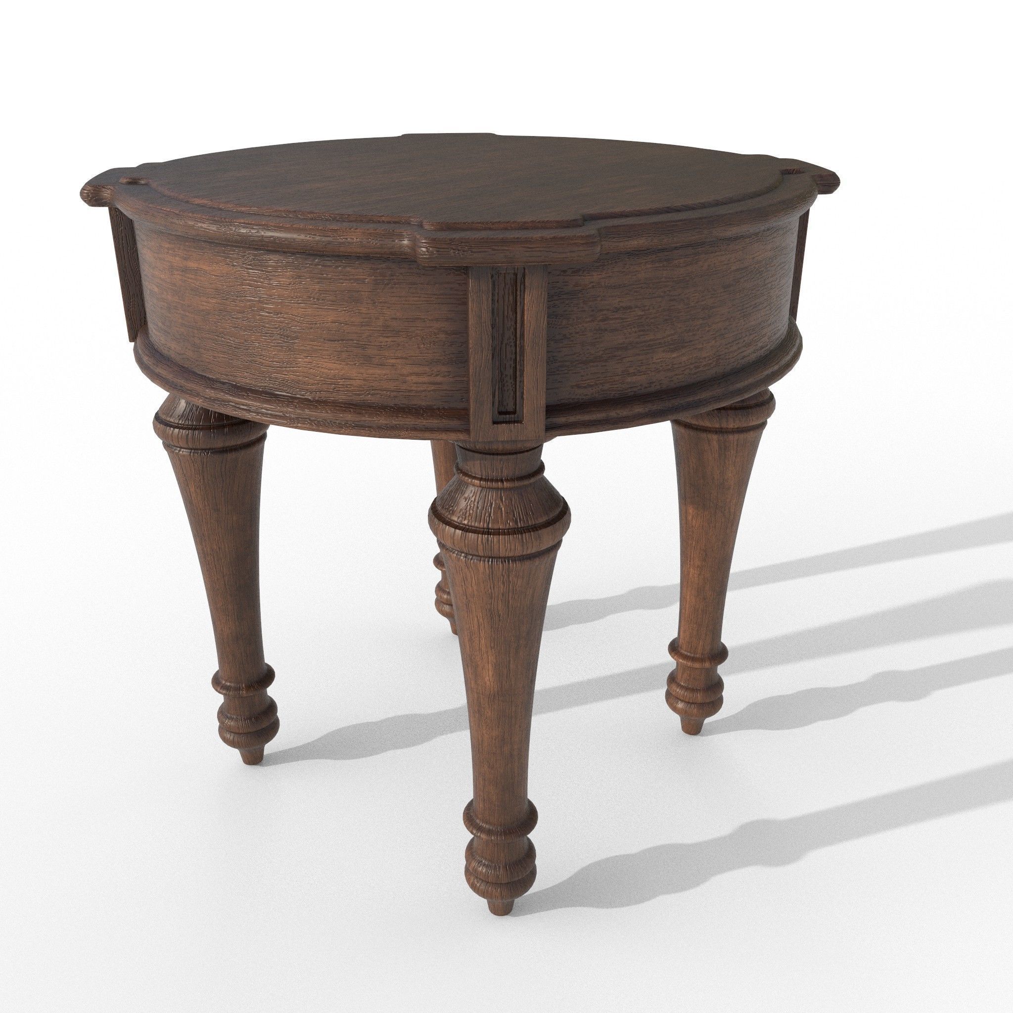 sofa and table 3D model_9