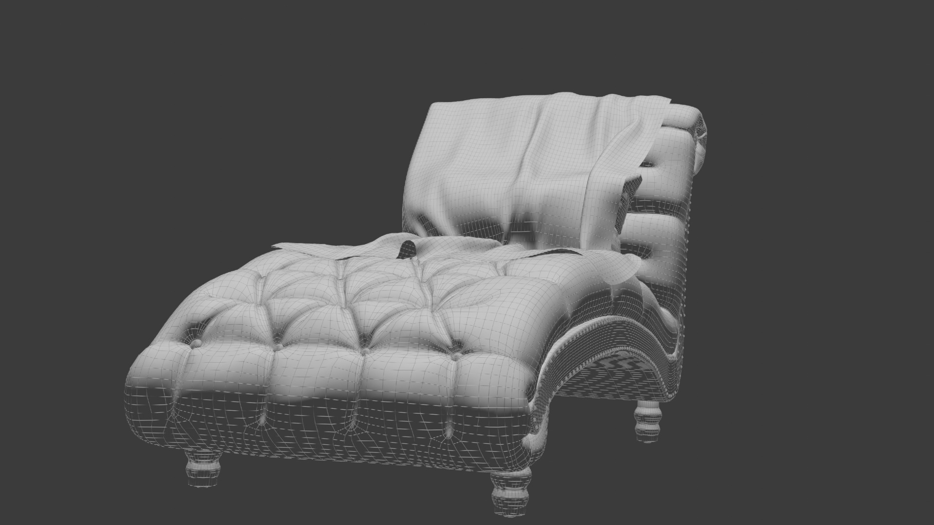 sofa and table 3D model_17