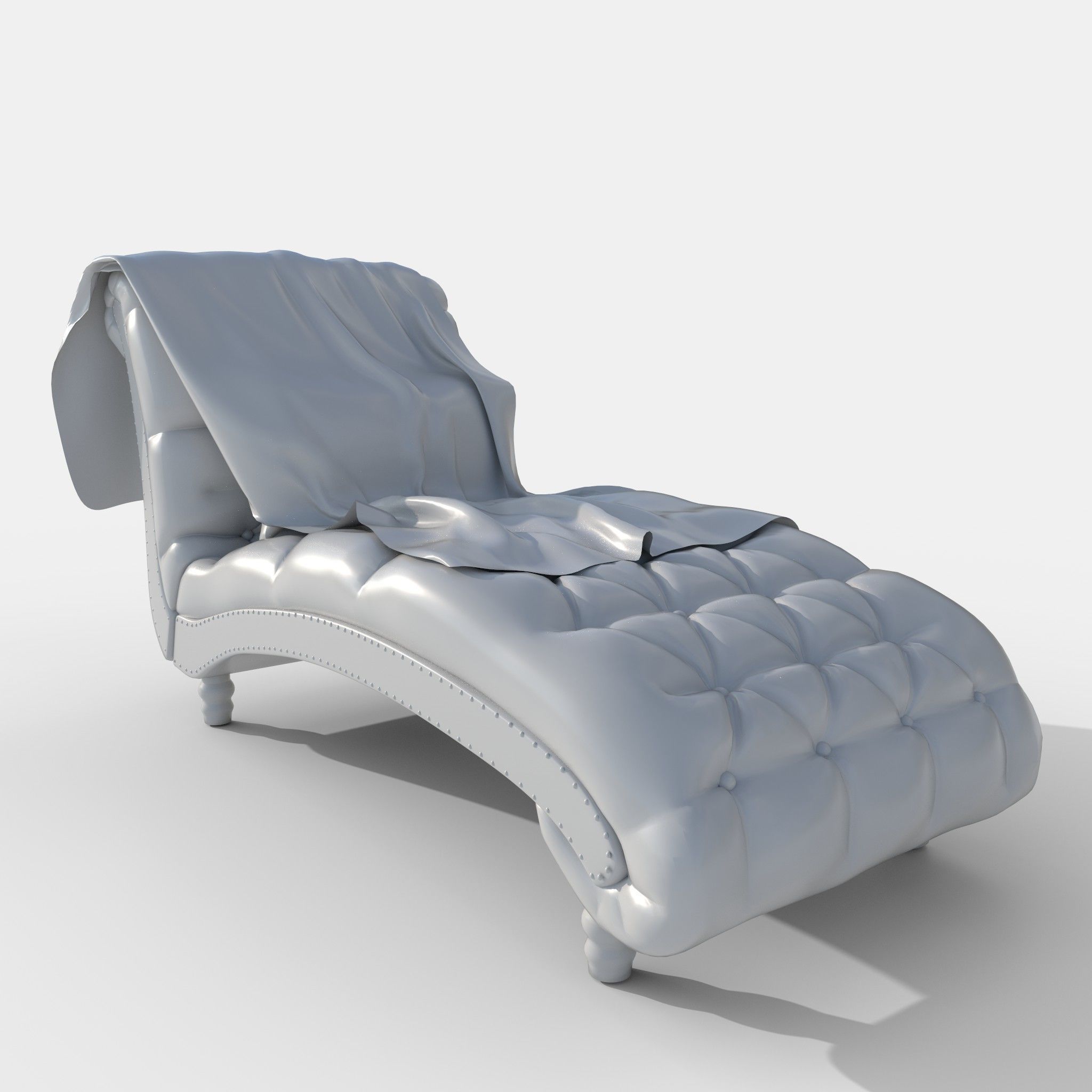 sofa and table 3D model_11