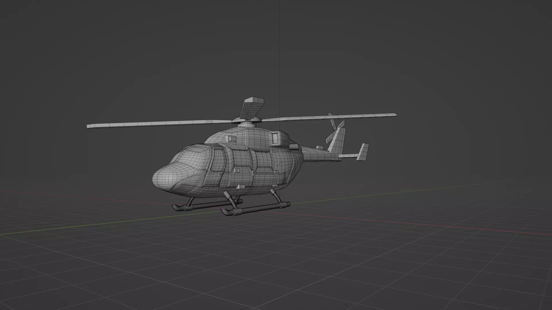 HAL Dhruv 3D Model 3D print model