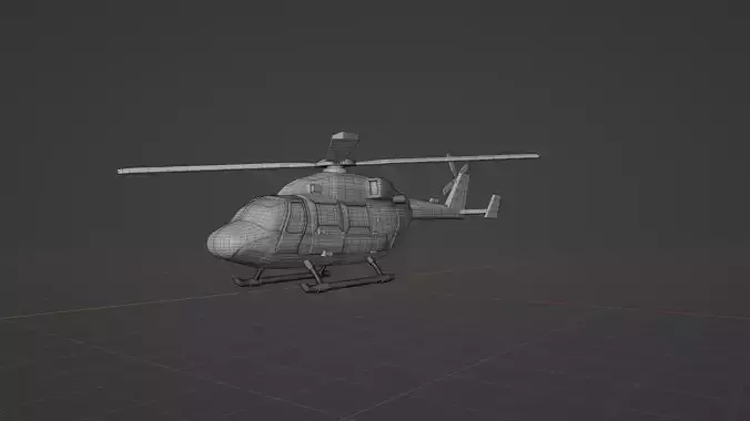 HAL Dhruv 3D Model