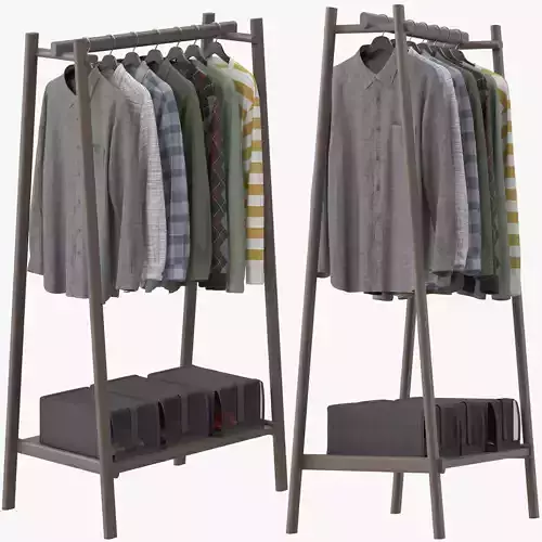 Isola Bonaldo Coat Rack 3D model