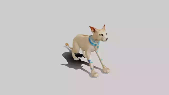Animated Egyptian Cat