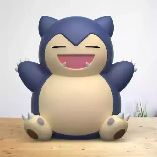  Pokemon Snorlax 3D print model