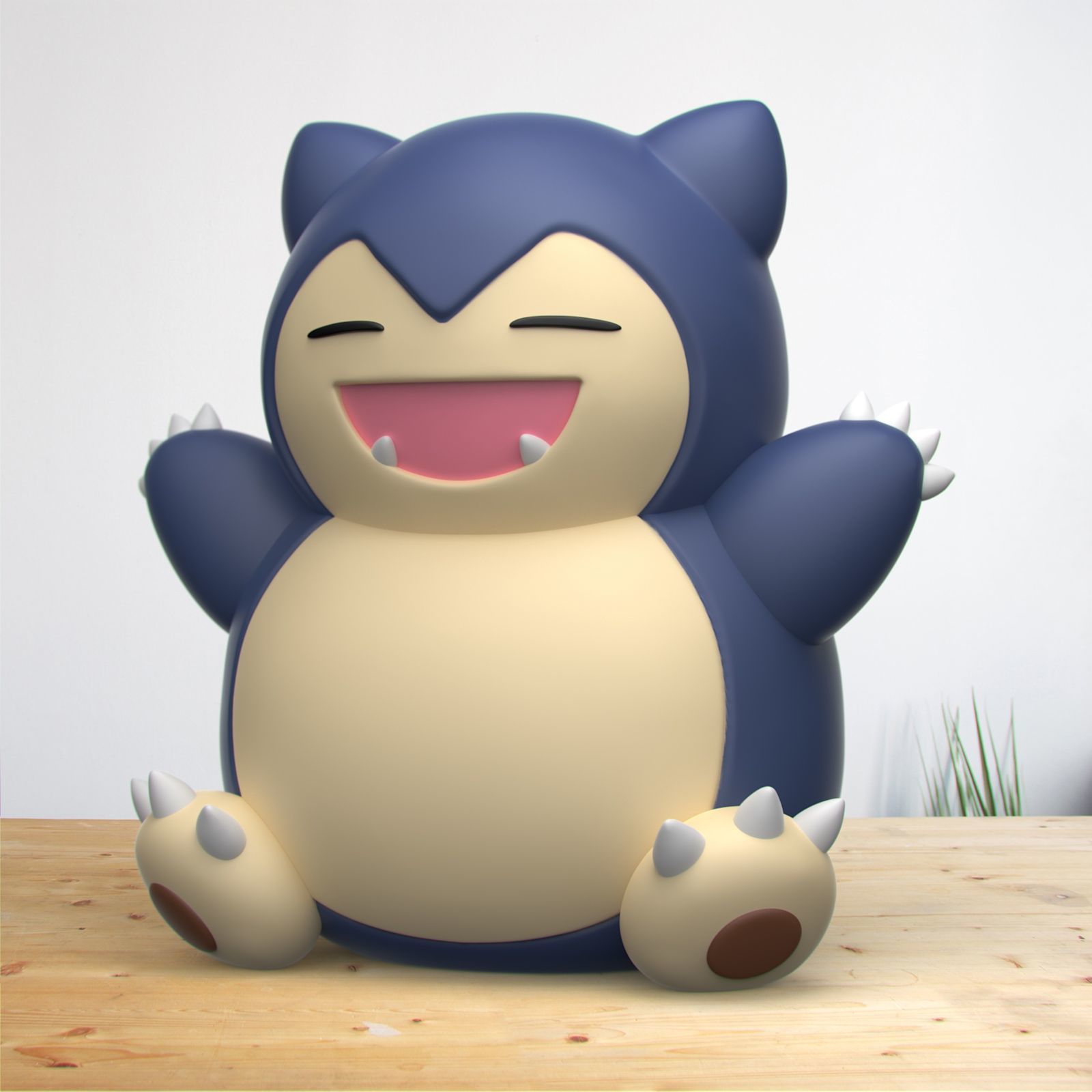  Pokemon Snorlax 3D print model_1
