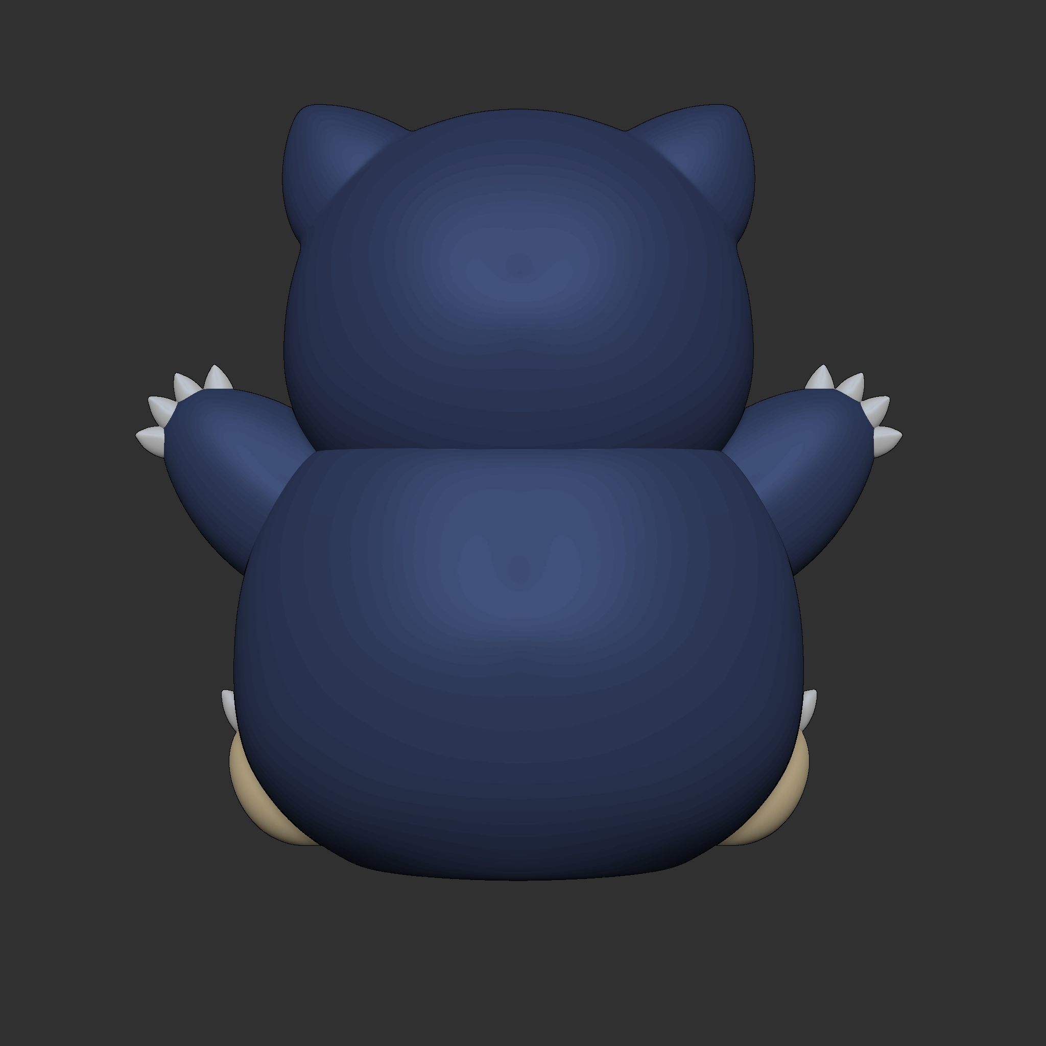  Pokemon Snorlax 3D print model_6