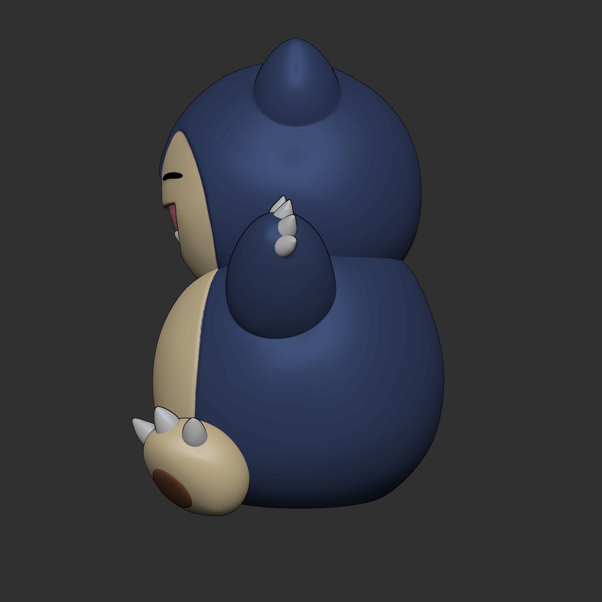  Pokemon Snorlax 3D print model_5