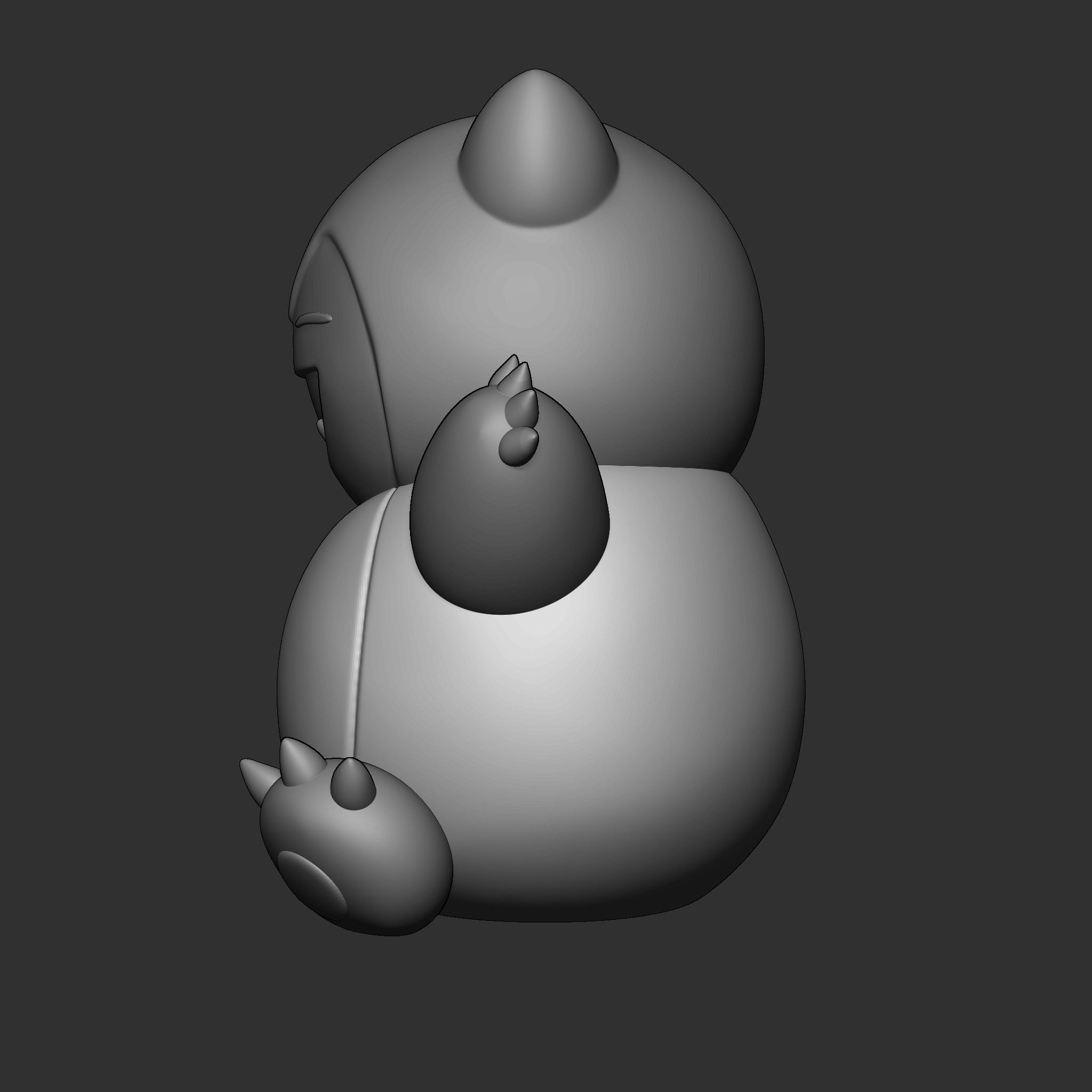  Pokemon Snorlax 3D print model_8