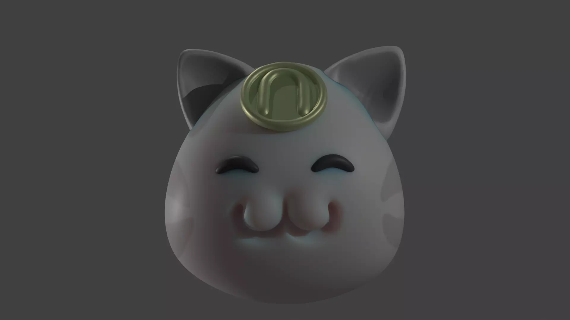 Luckycat model Slime Rancher Free low-poly 3D model_0