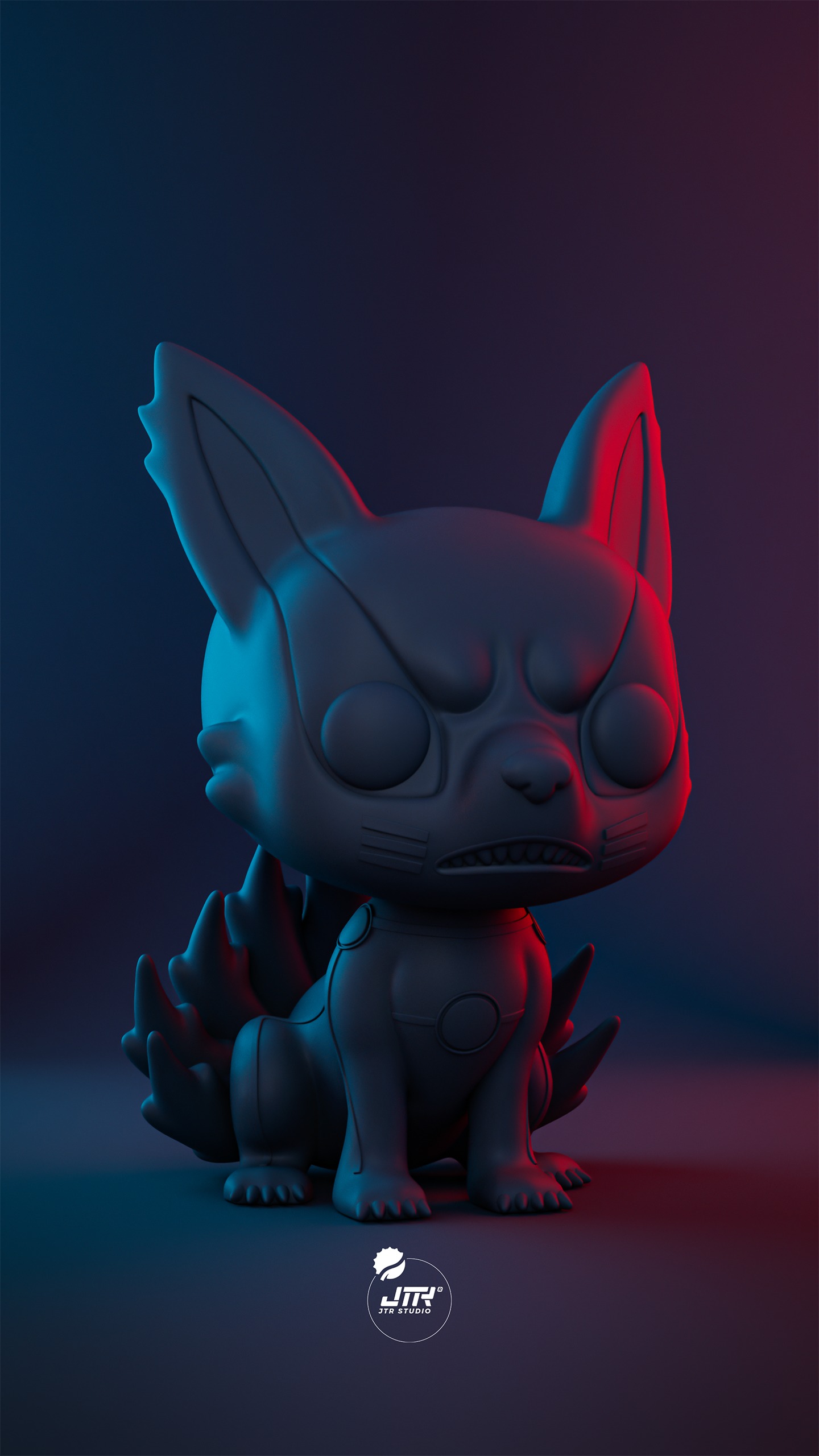 KYUBI KURAMA MODE NARUTO - FUNKO POP COLECCION 3D print model_3