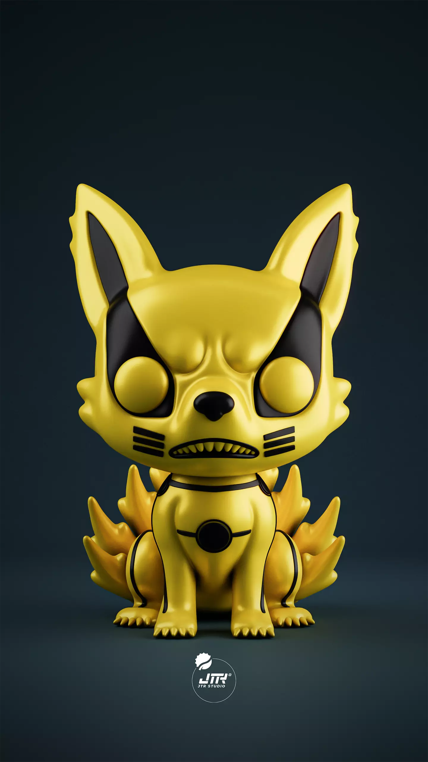 KYUBI KURAMA MODE NARUTO - FUNKO POP COLECCION 3D print model_0