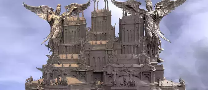 Cyberpunk Victorian street 2