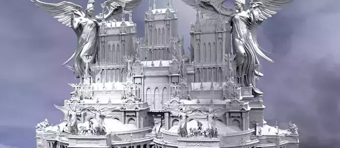 Cyberpunk Victorian street 3 