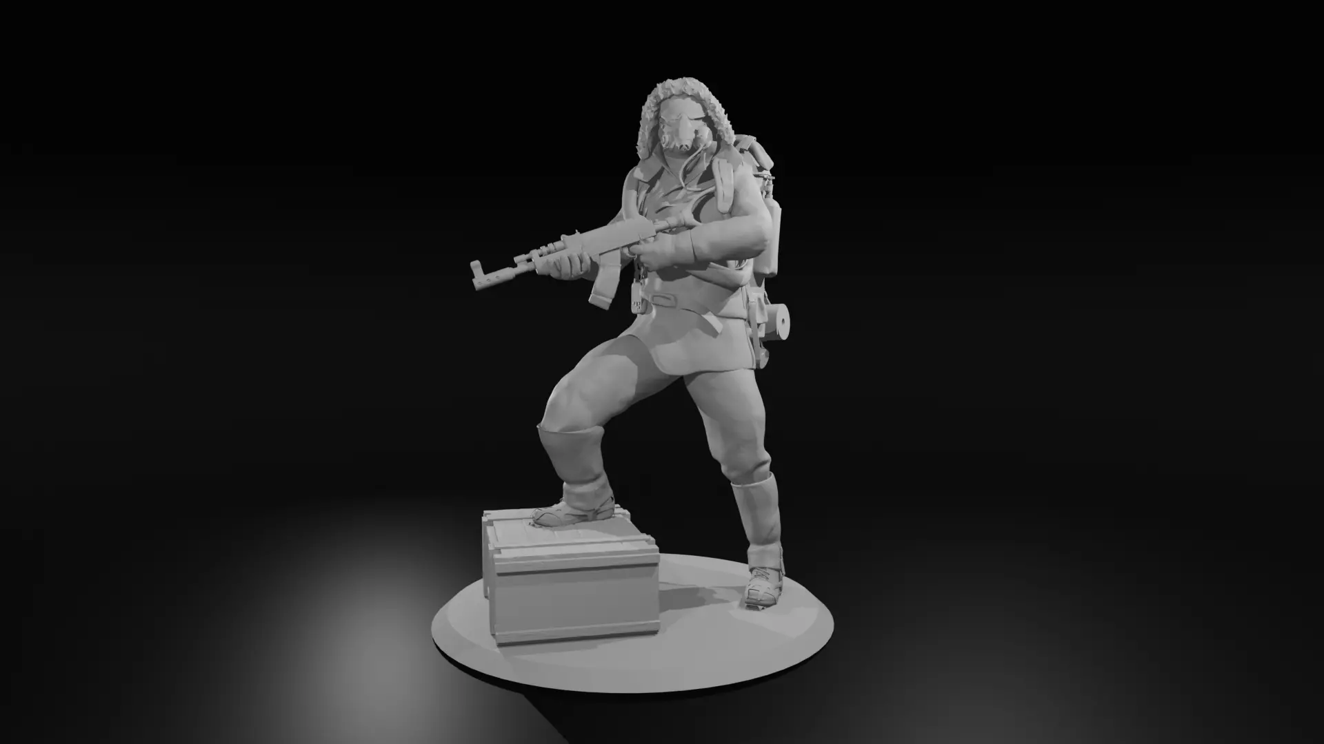 Rust Artic Hazmat Suit - 3D Print Model 3D print model