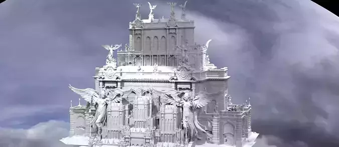 Cyberpunk Victorian street 4 