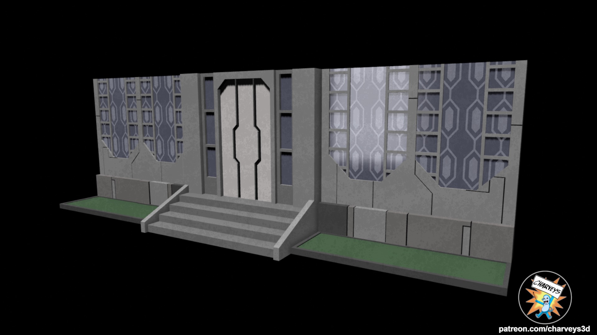 Star Wars Mandalore Street Diorama for action figures 3D print model_2