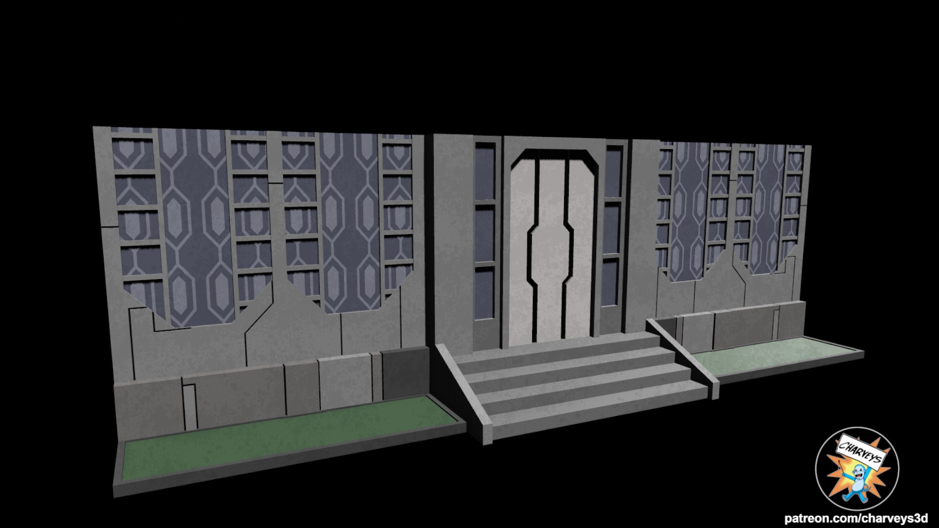 Star Wars Mandalore Street Diorama for action figures 3D print model_3
