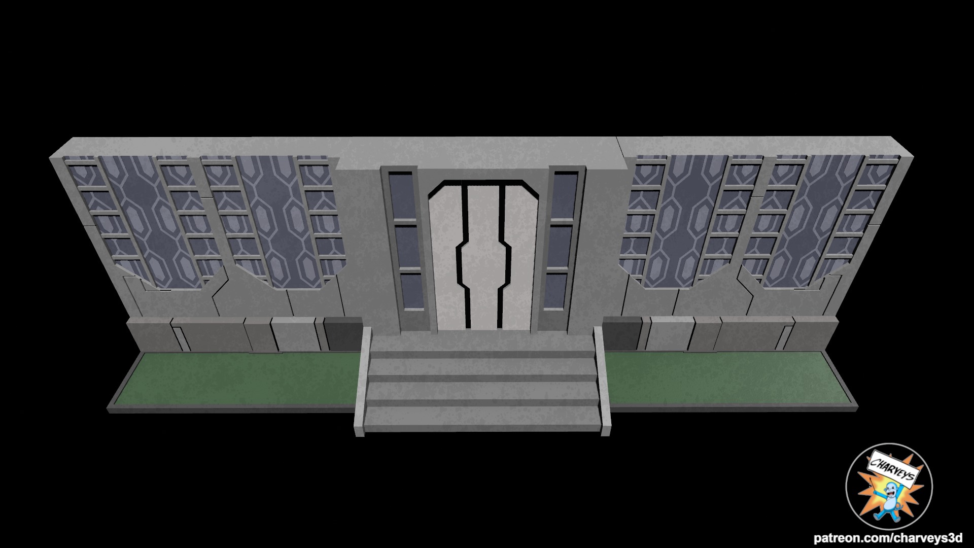 Star Wars Mandalore Street Diorama for action figures 3D print model_4