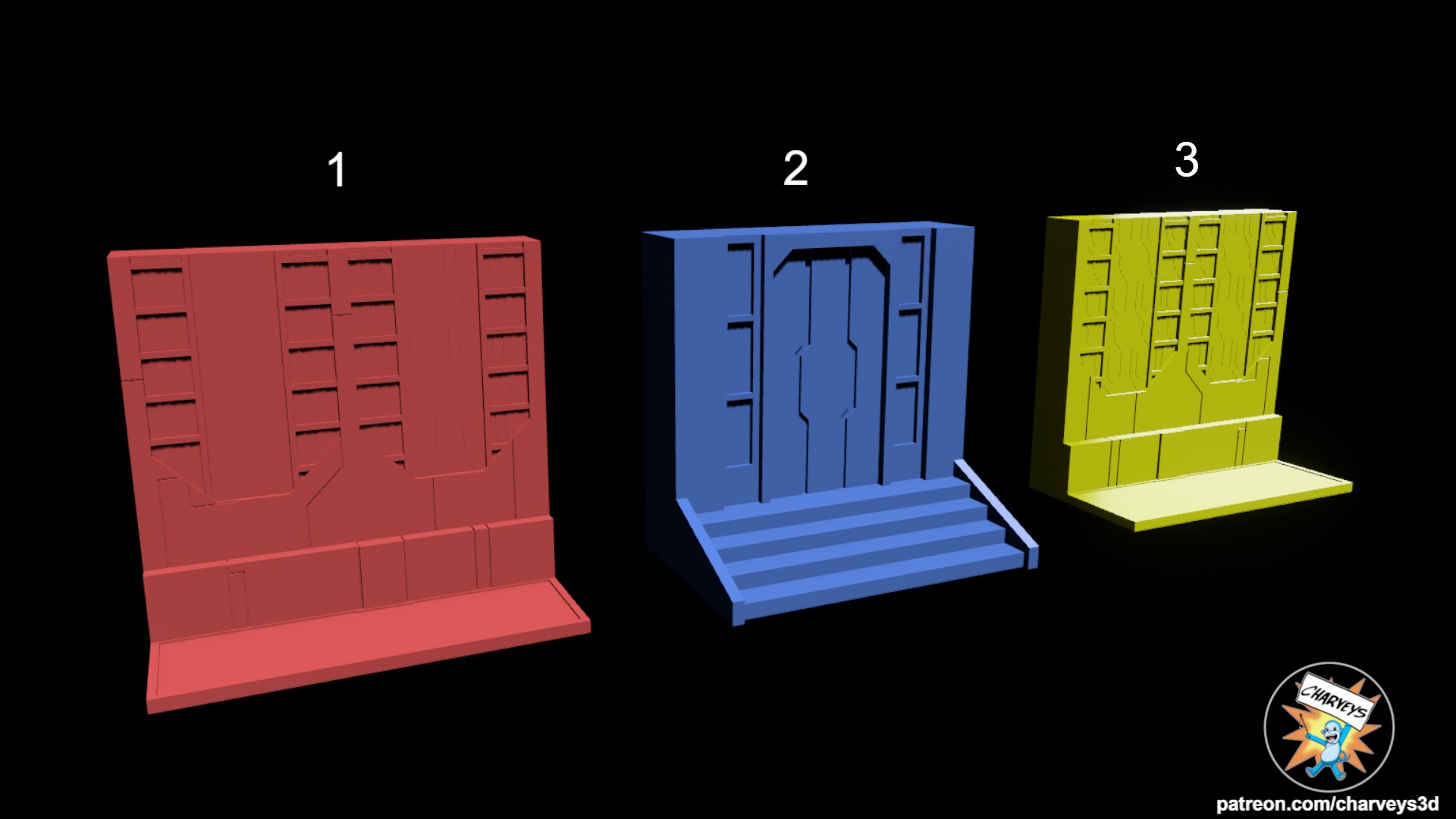 Star Wars Mandalore Street Diorama for action figures 3D print model_5