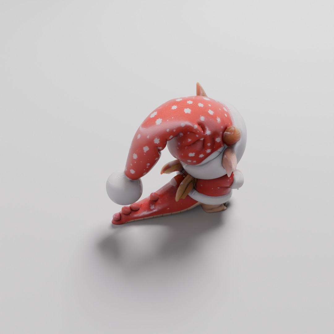 Chibi Winter Baby Dragon 3D print model_6