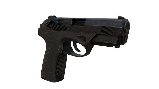 Beretta Px4 Storm 3D Model High Quality Rigged  Low-poly 3D model