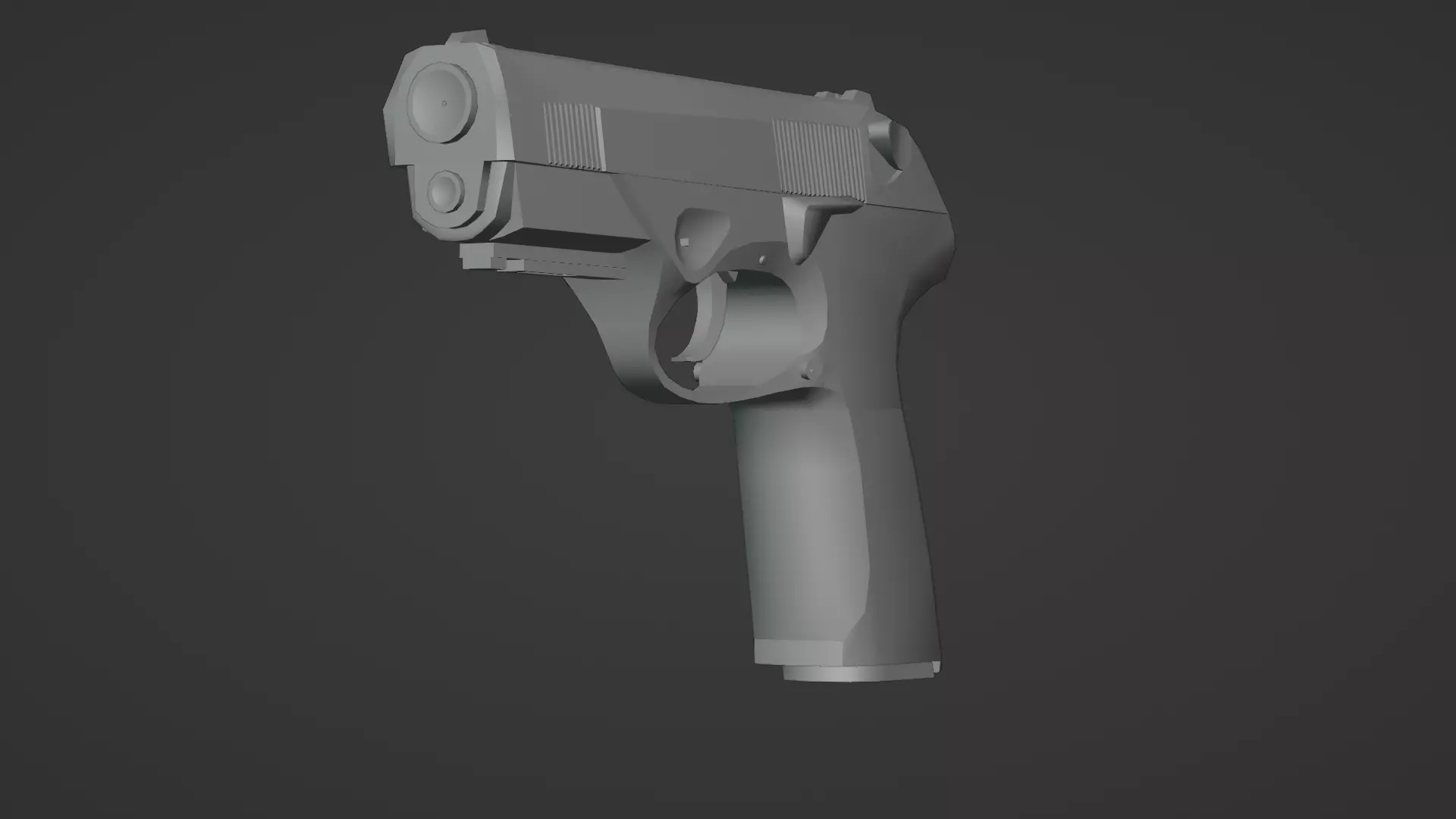 Beretta Px4 Storm 3D Model High Quality Rigged  Low-poly 3D model_21