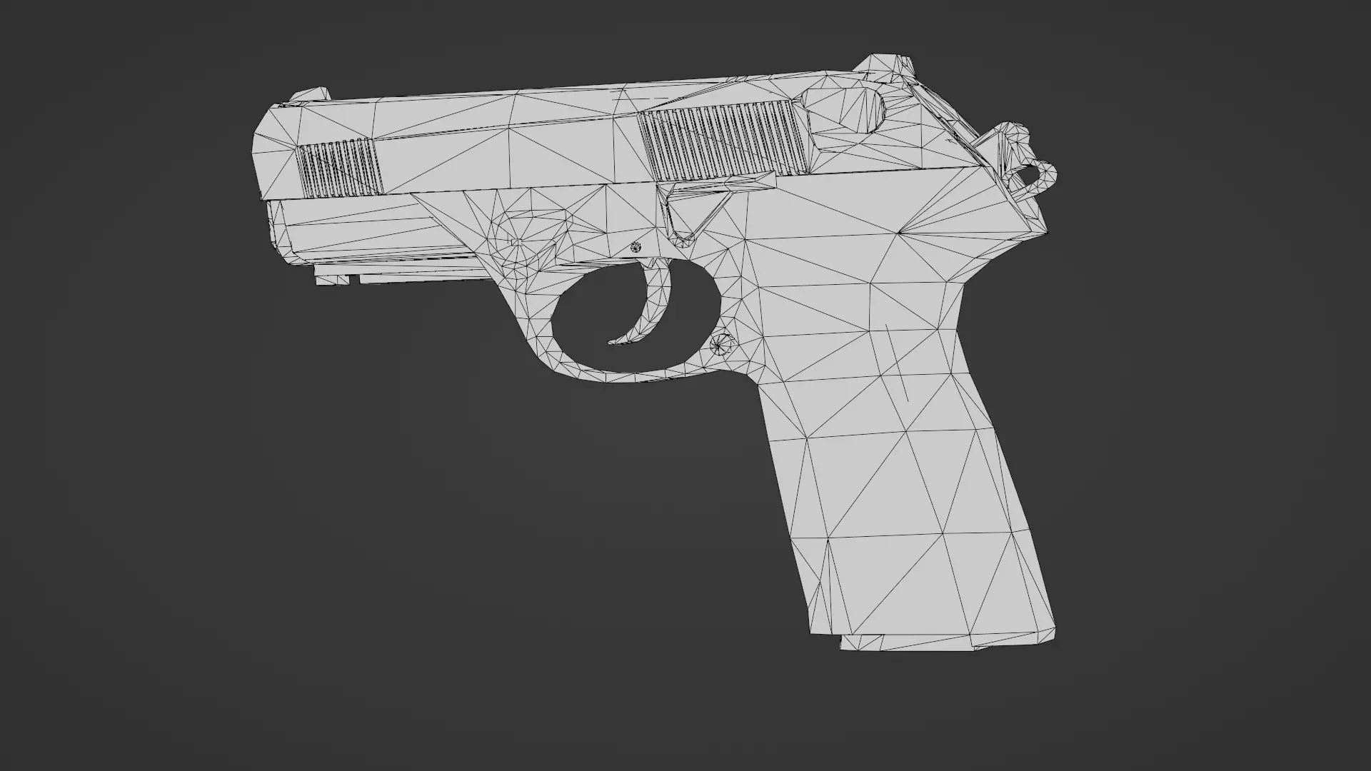 Beretta Px4 Storm 3D Model High Quality Rigged  Low-poly 3D model_33
