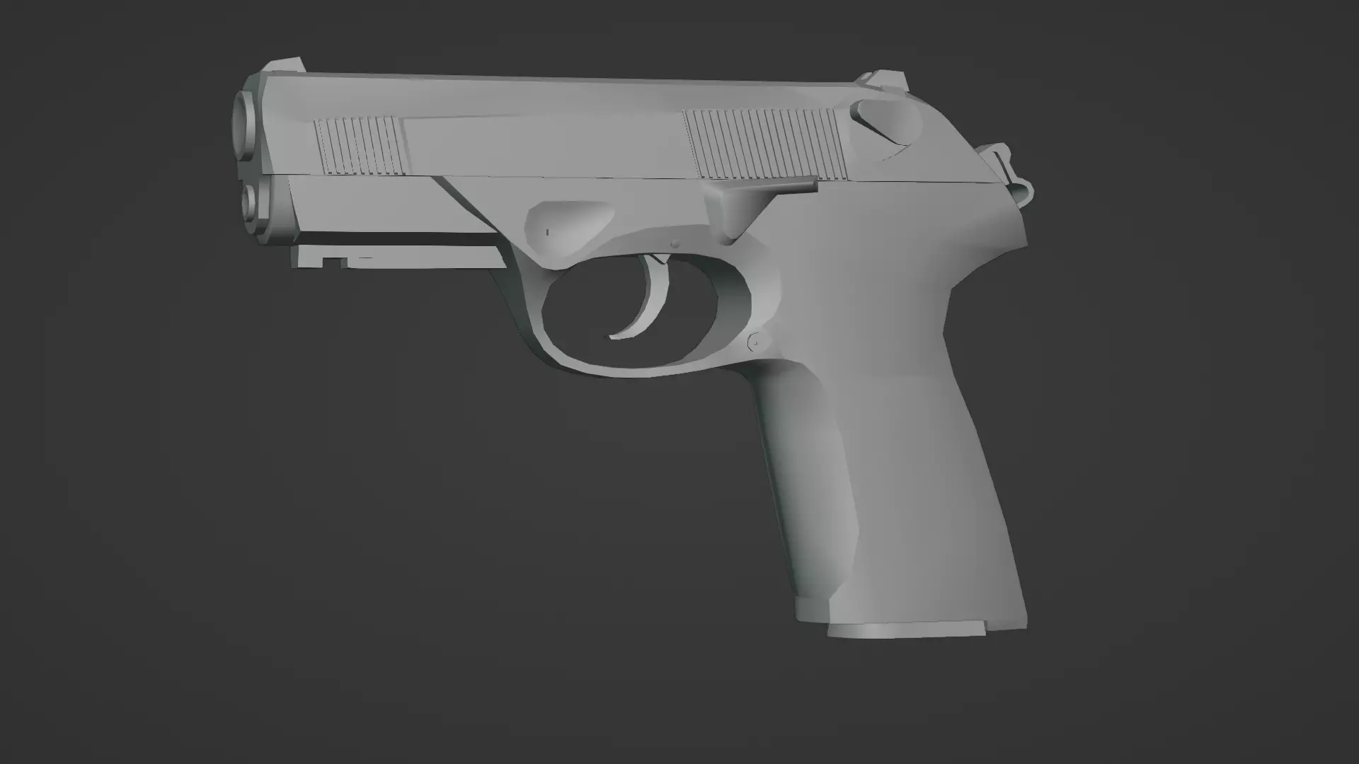 Beretta Px4 Storm 3D Model High Quality Rigged  Low-poly 3D model_19