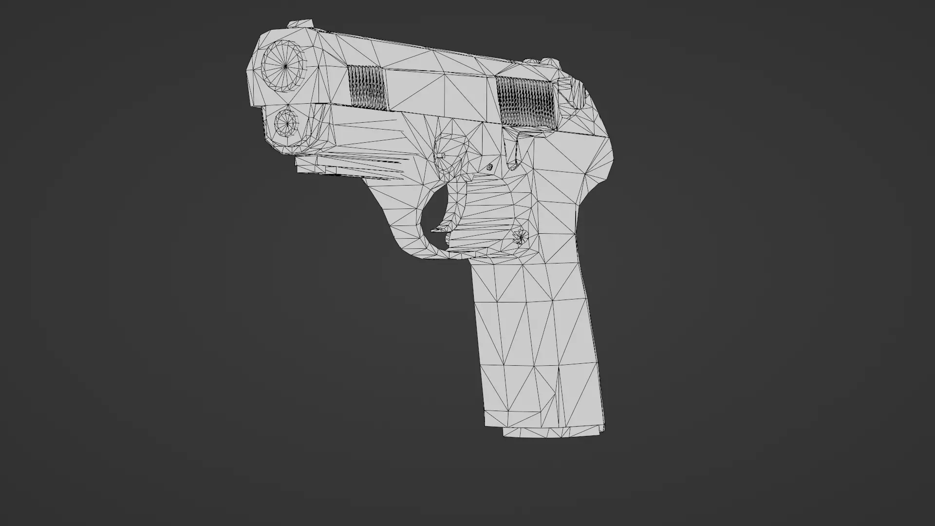 Beretta Px4 Storm 3D Model High Quality Rigged  Low-poly 3D model_25