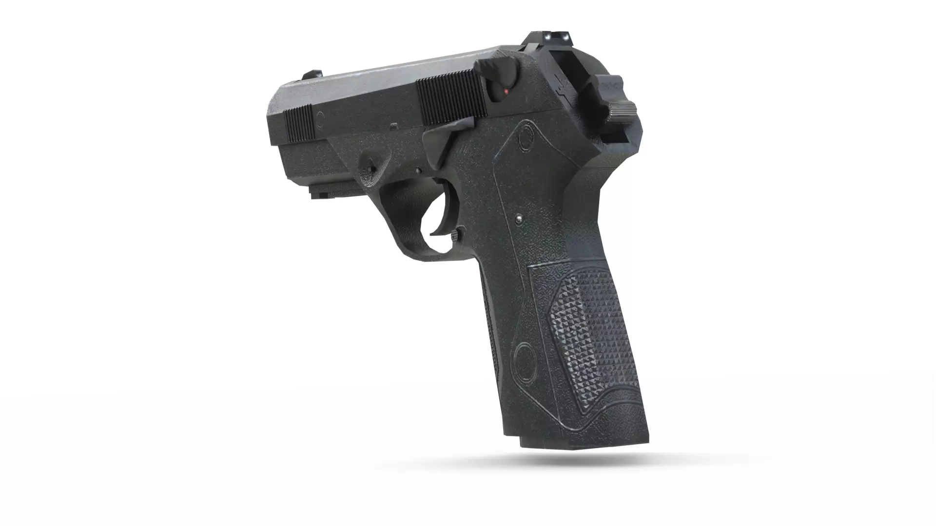 Beretta Px4 Storm 3D Model High Quality Rigged  Low-poly 3D model_8