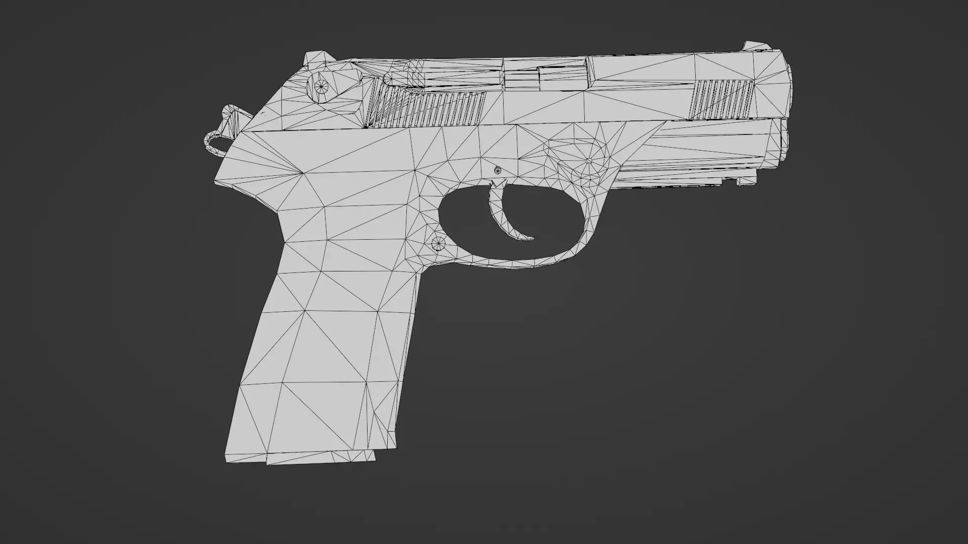 Beretta Px4 Storm 3D Model High Quality Rigged  Low-poly 3D model_27