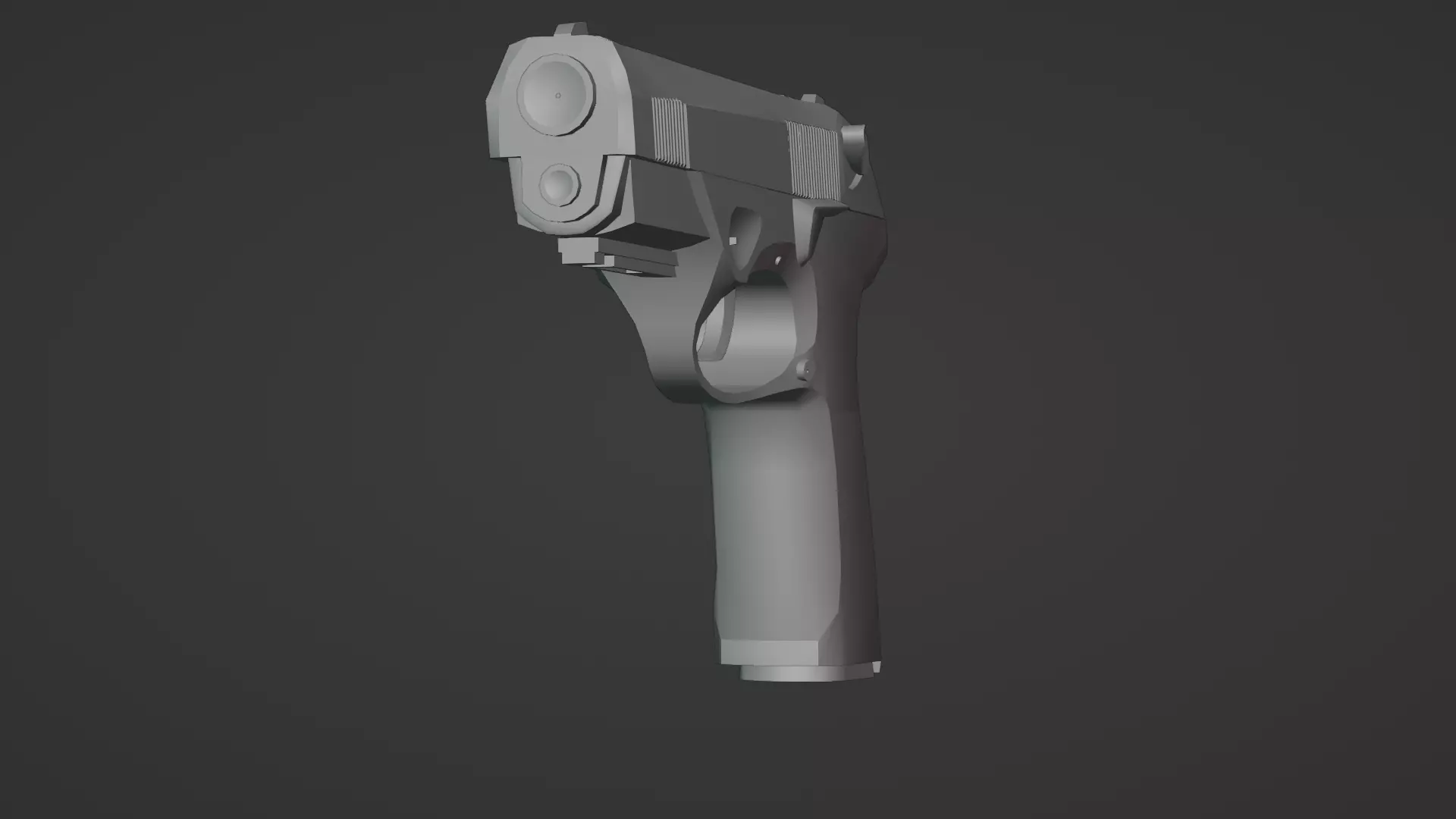 Beretta Px4 Storm 3D Model High Quality Rigged  Low-poly 3D model_23