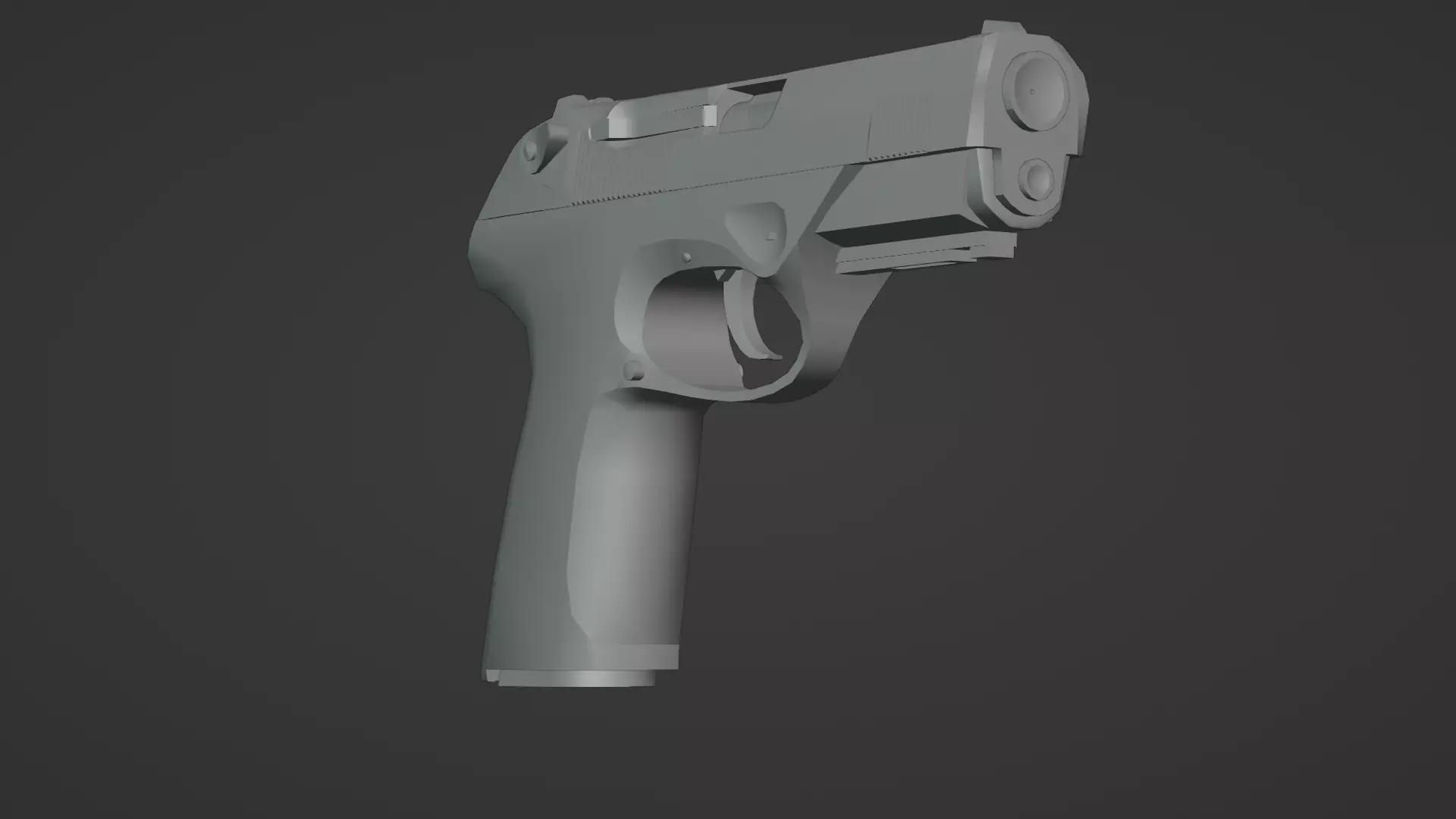 Beretta Px4 Storm 3D Model High Quality Rigged  Low-poly 3D model_13