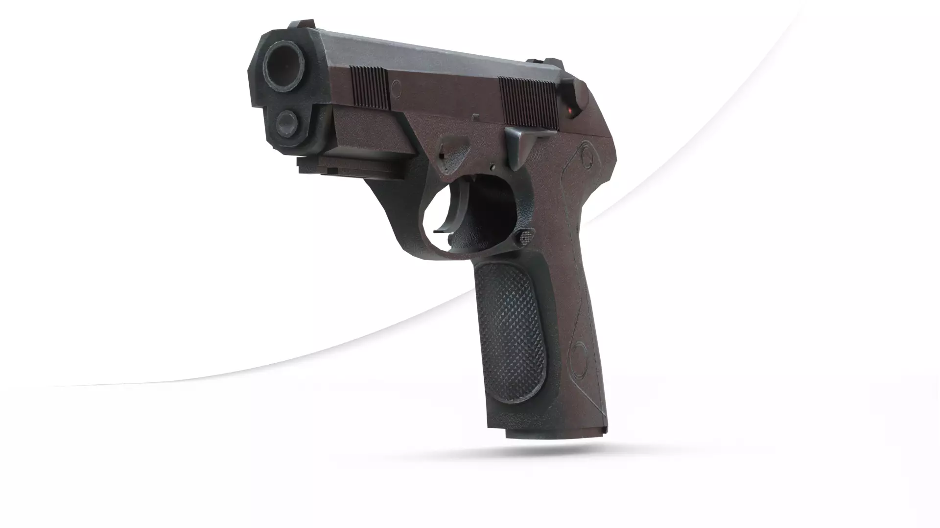 Beretta Px4 Storm 3D Model High Quality Rigged  Low-poly 3D model_1