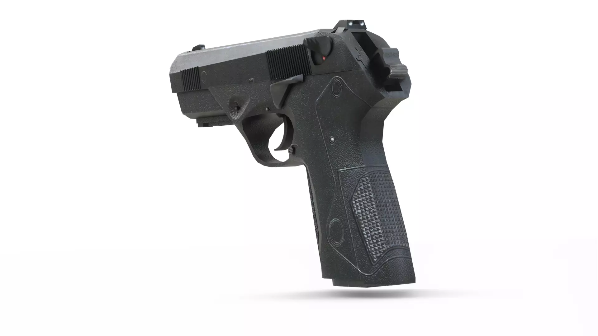 Beretta Px4 Storm 3D Model High Quality Rigged  Low-poly 3D model_10