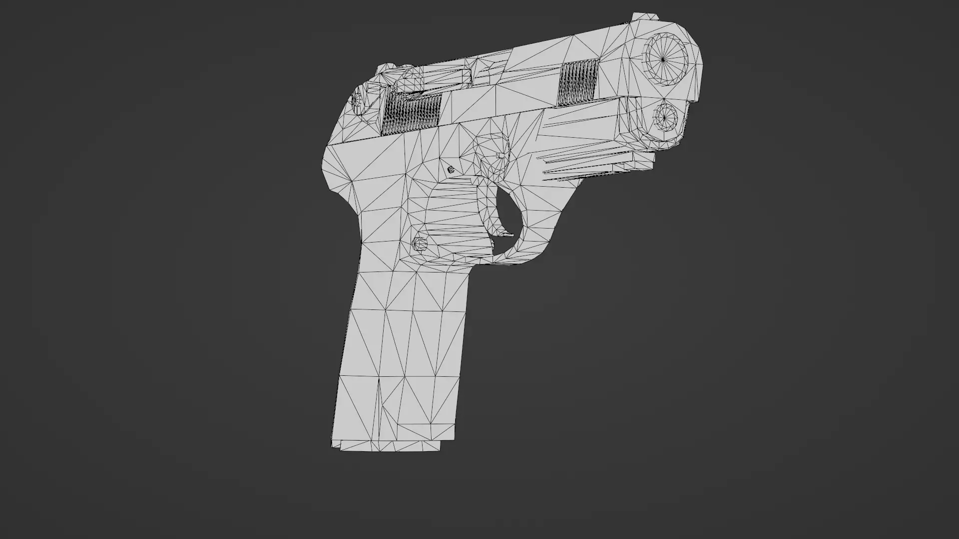 Beretta Px4 Storm 3D Model High Quality Rigged  Low-poly 3D model_28