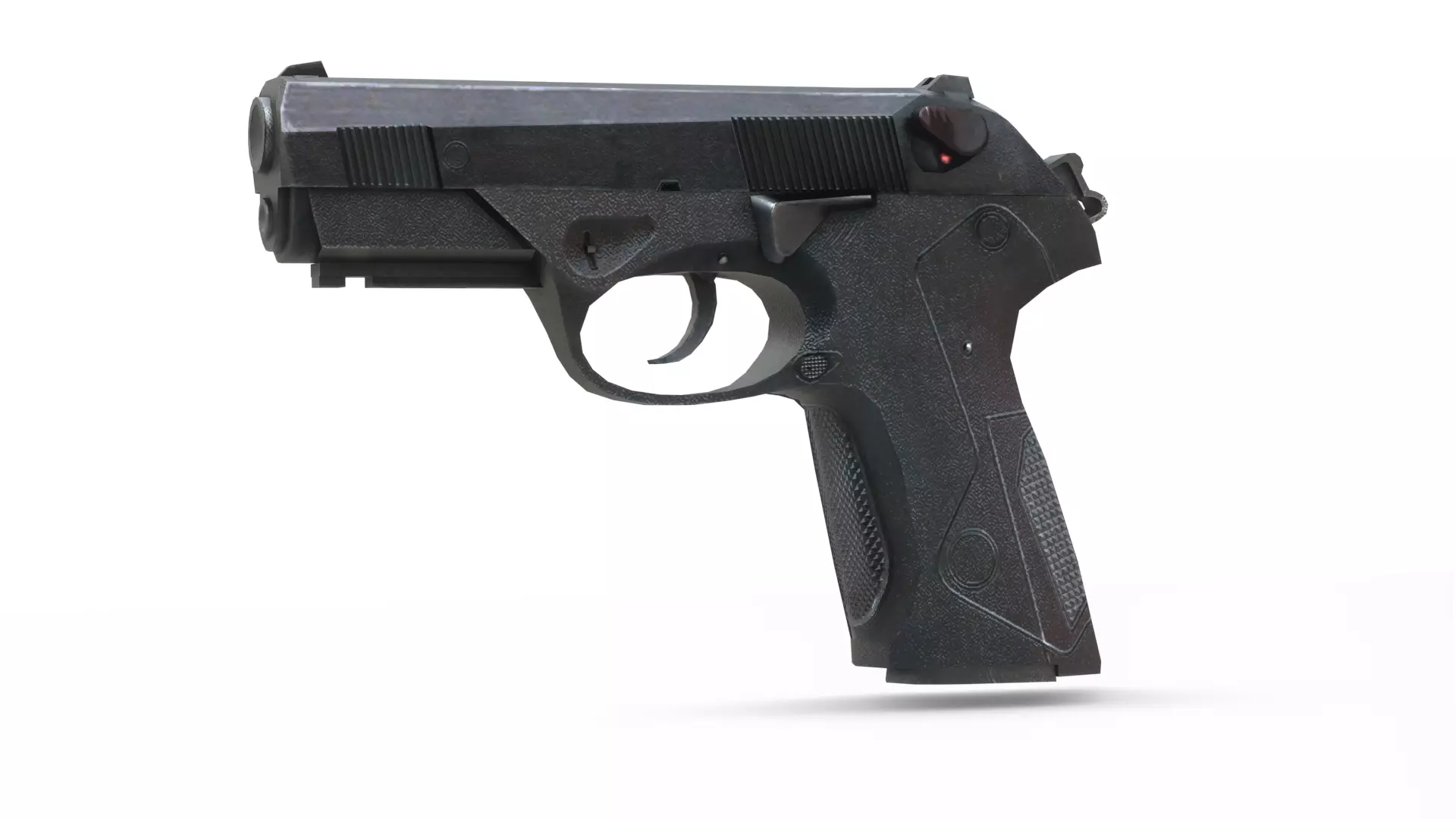 Beretta Px4 Storm 3D Model High Quality Rigged  Low-poly 3D model_6