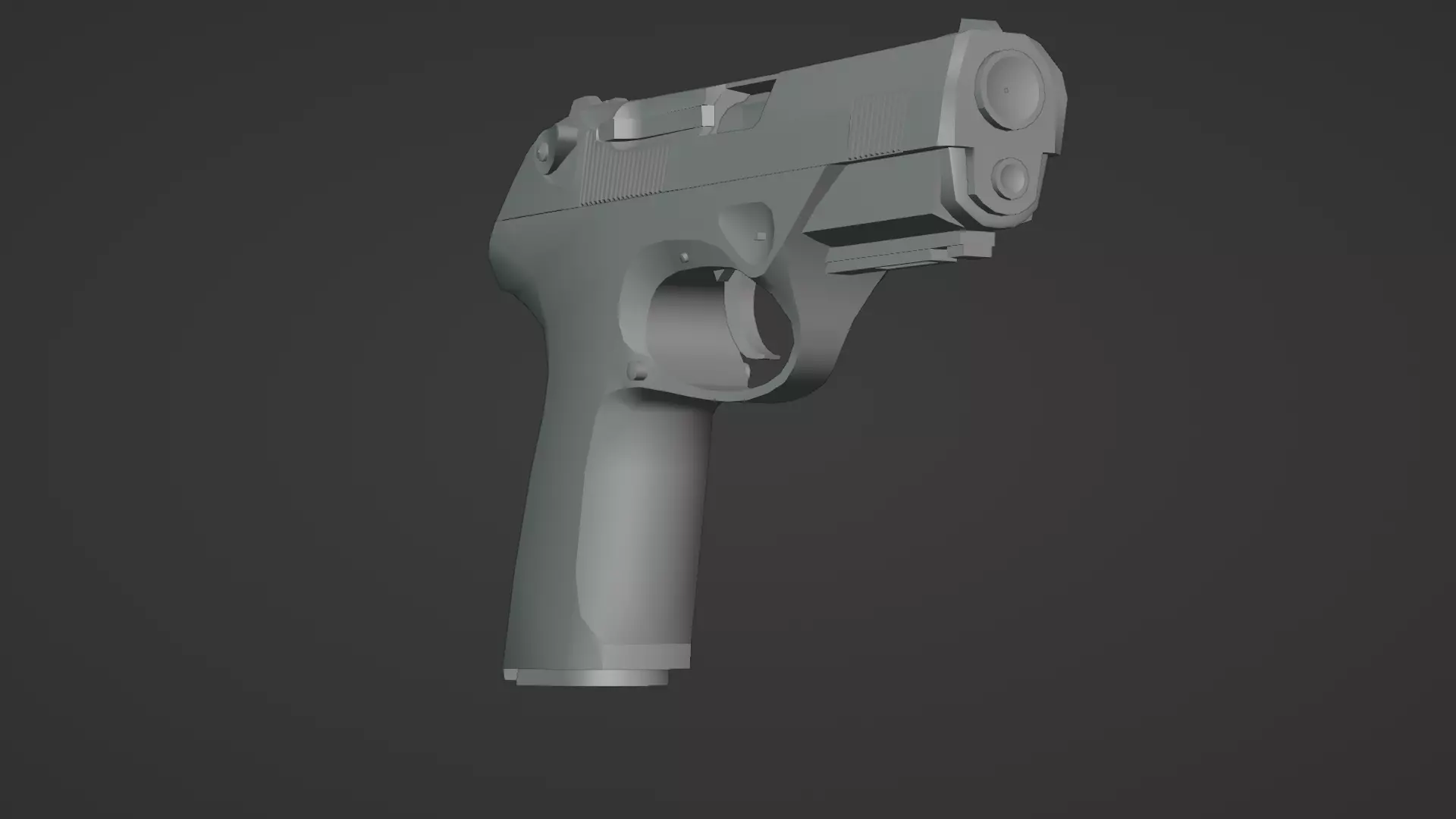 Beretta Px4 Storm 3D Model High Quality Rigged  Low-poly 3D model_17