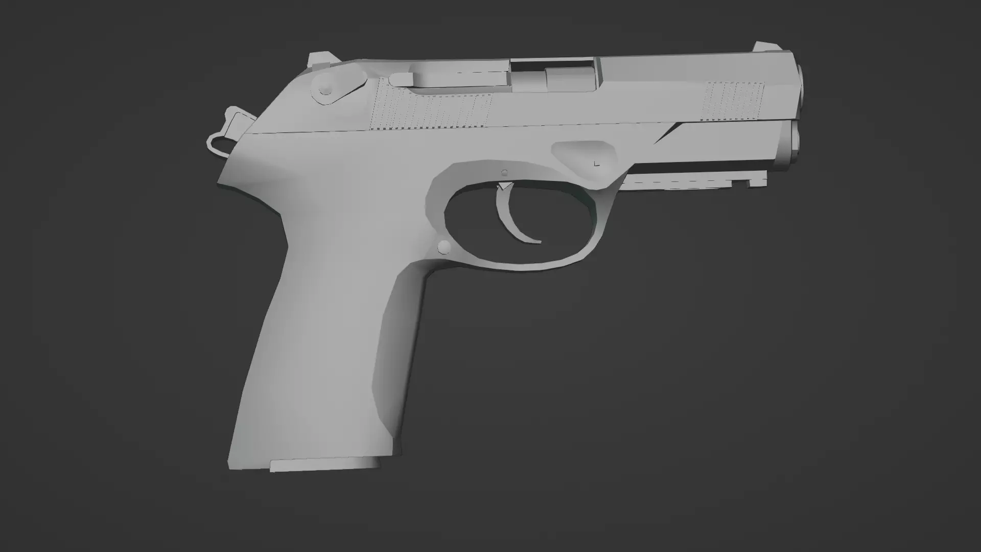 Beretta Px4 Storm 3D Model High Quality Rigged  Low-poly 3D model_20