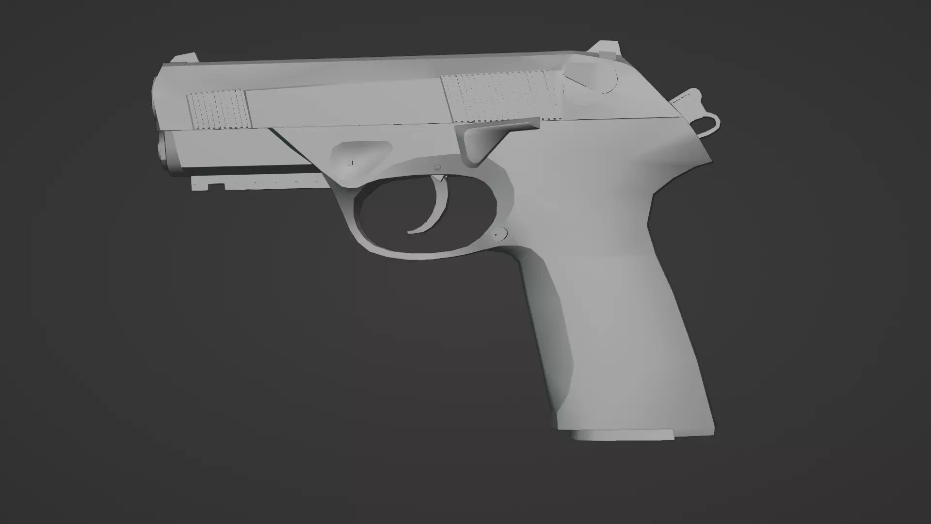 Beretta Px4 Storm 3D Model High Quality Rigged  Low-poly 3D model_12