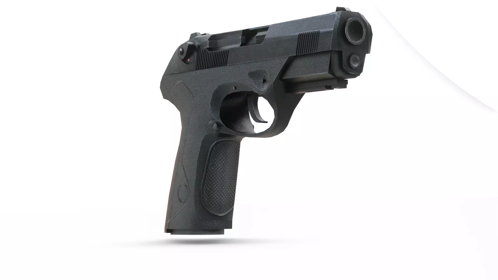 Beretta Px4 Storm 3D Model High Quality Rigged  Low-poly 3D model_0