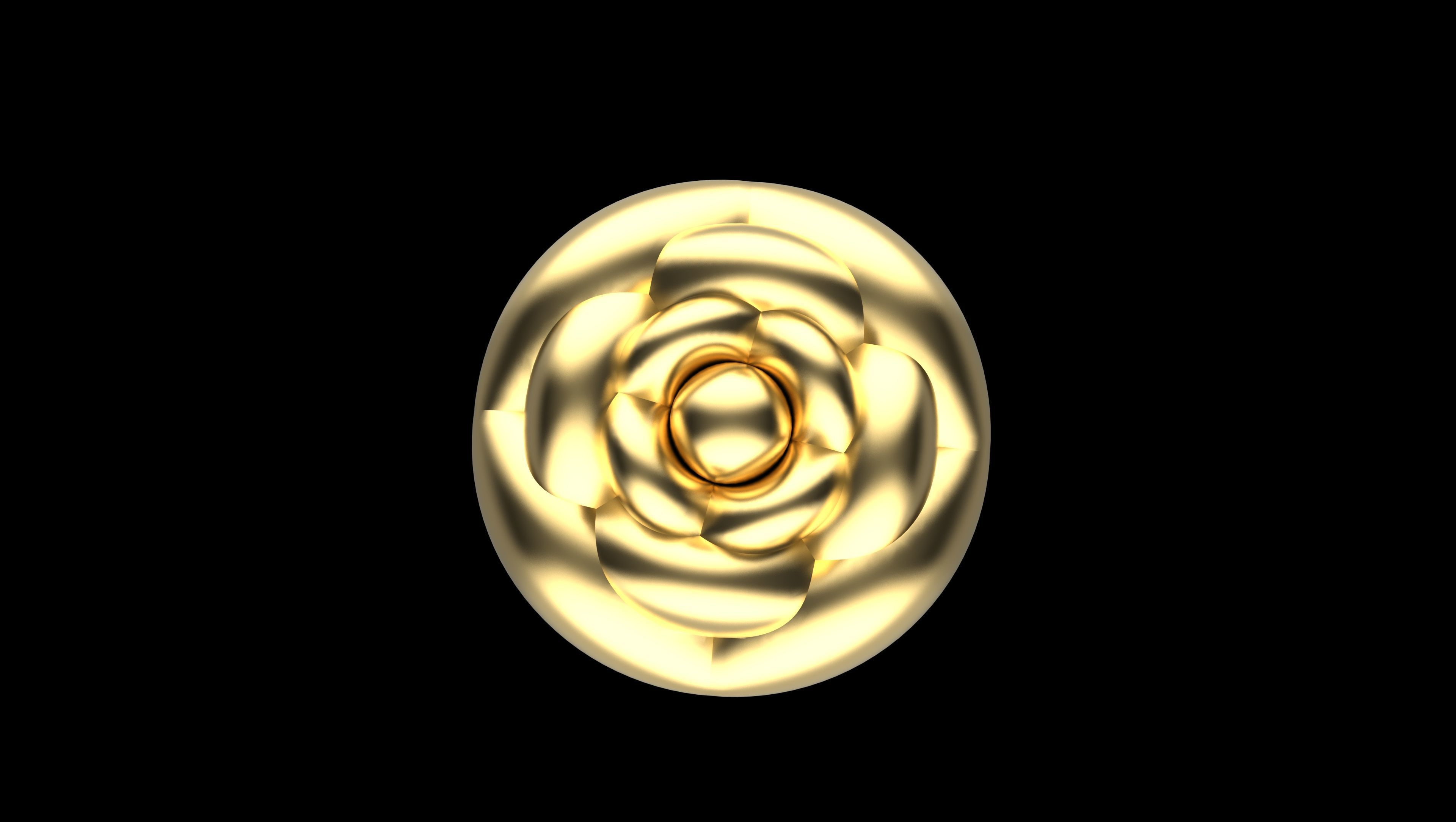 flower ring-a100-91 3D print model_10