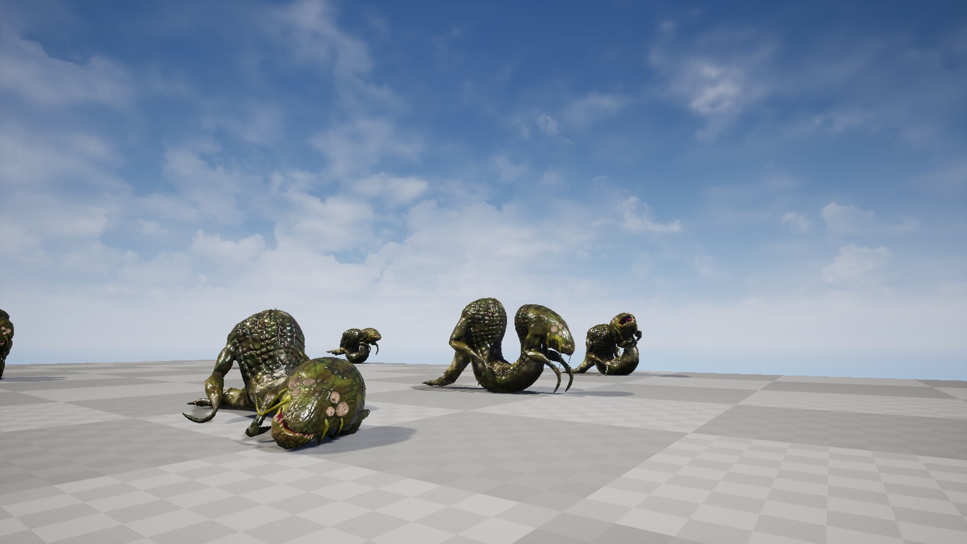 Monster6 Low-poly 3D model_9