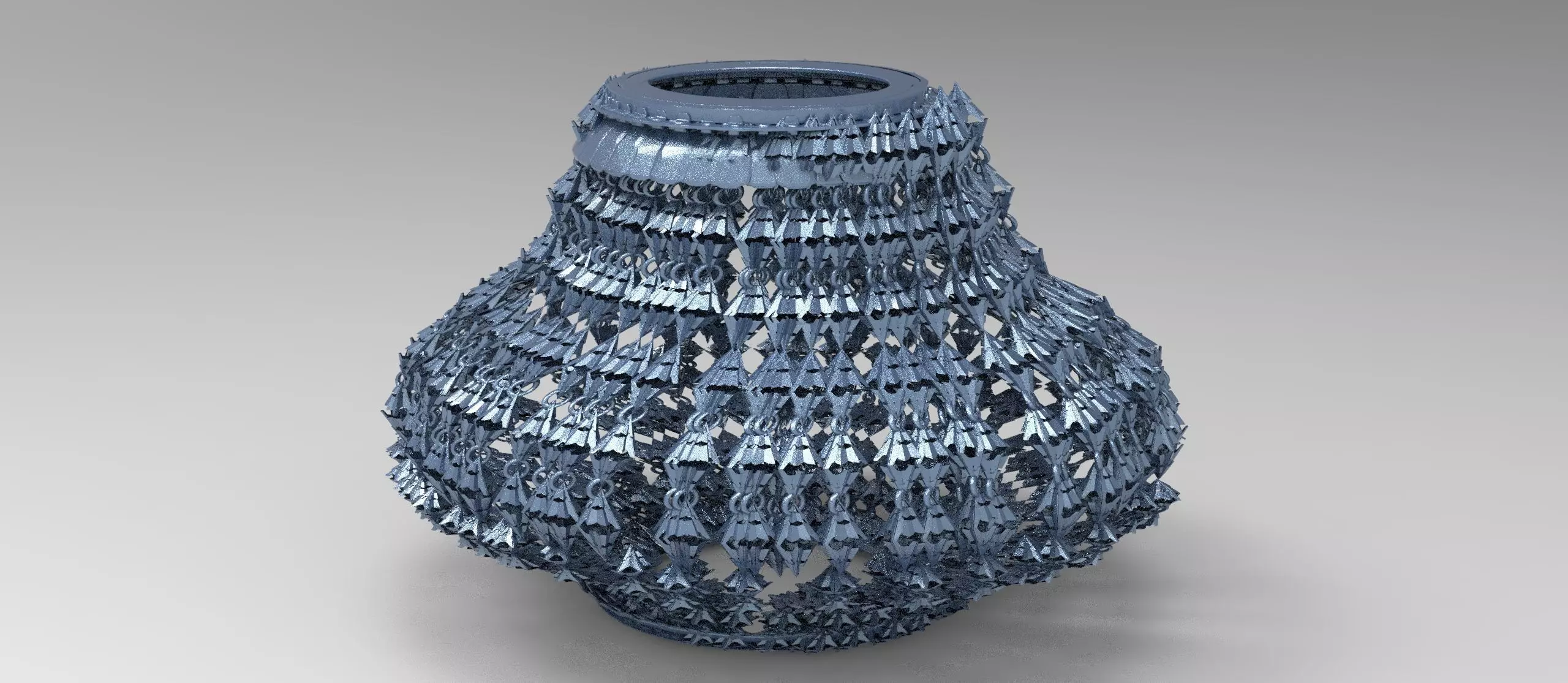 Sci fi swarm cave 1  3D model_0